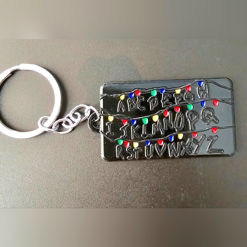 Stranger Things Christmas Lights Keychain